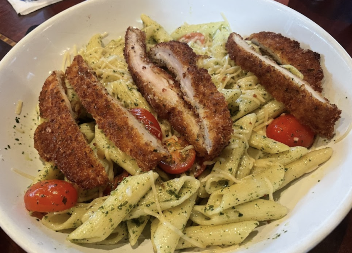 One of the most popular Italian dishes, pesto pasta is a light yet tasty option before a night of dancing at prom.